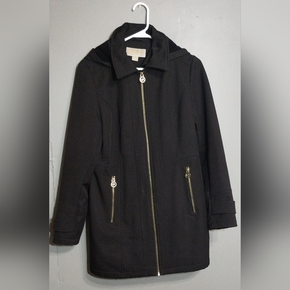 MICHAEL Michael Kors Jackets & Blazers - Michael Kors Black Jacket Sz (S) Shell Hooded